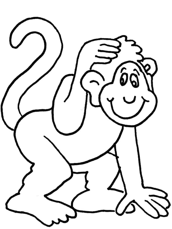 Desenho gratuito Macaco #175039 da colecao Animais para imprimir