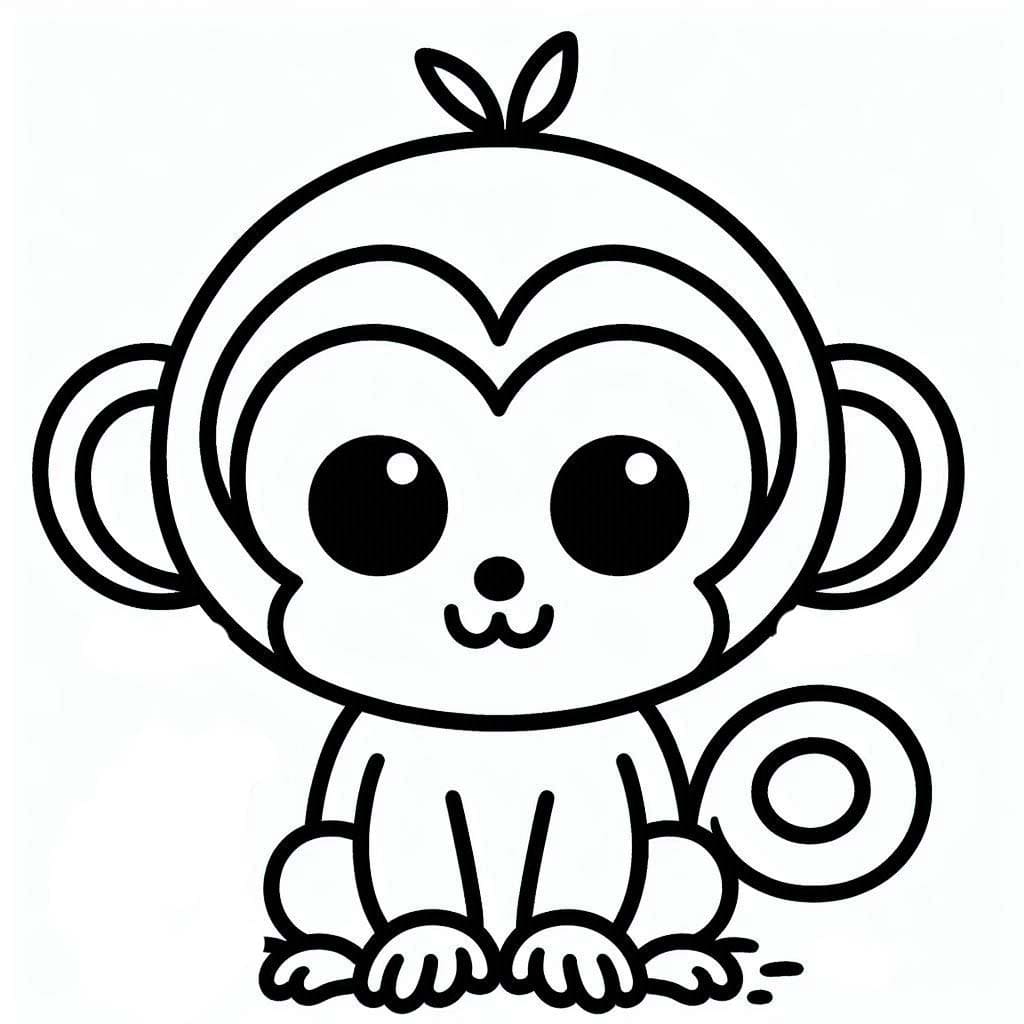 Desenho gratuito Macaco #216784 da colecao Animais para imprimir