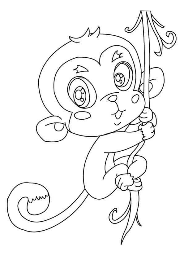 Desenho gratuito Macaco #216796 da colecao Animais para imprimir