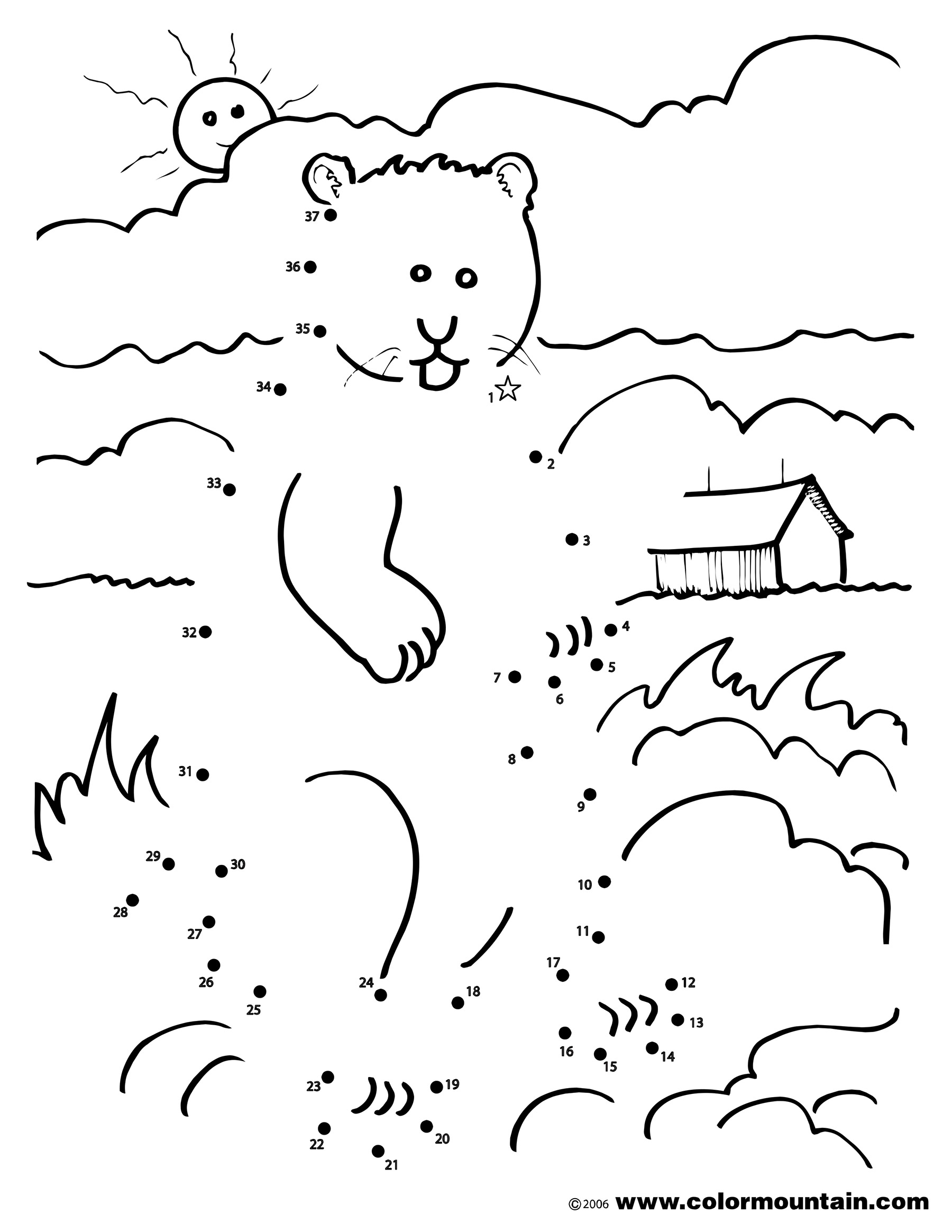 Página para colorir: Marmota (animais) #10965 - Páginas para Colorir Imprimíveis Gratuitamente