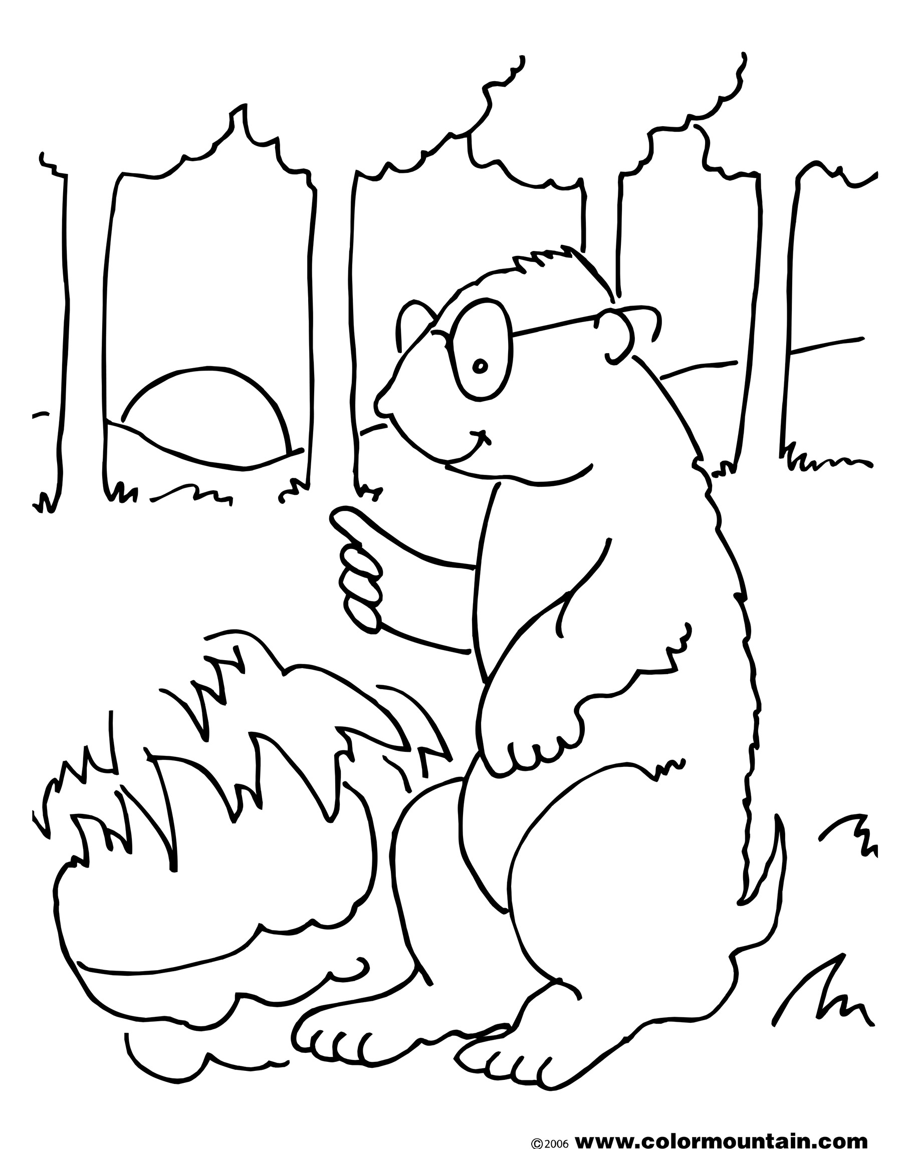 Página para colorir: Marmota (animais) #11057 - Páginas para Colorir Imprimíveis Gratuitamente