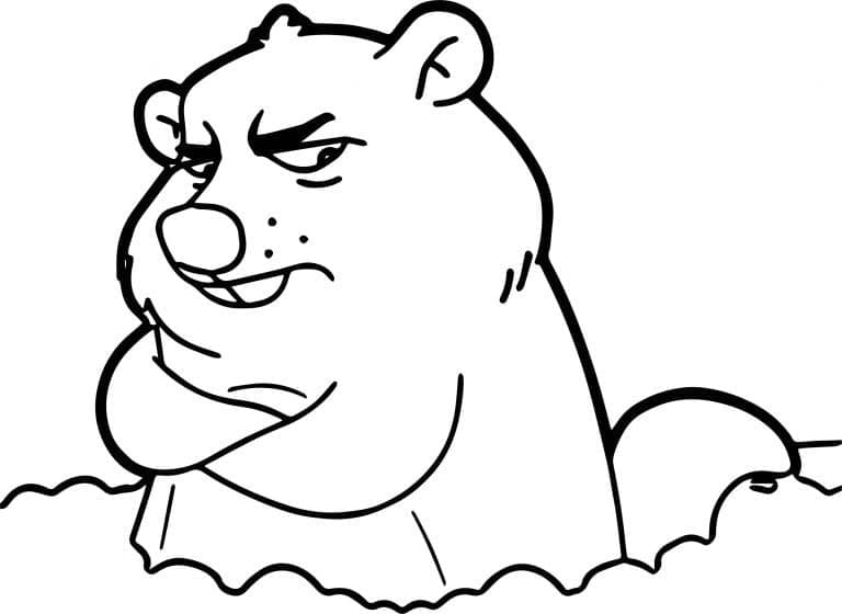 Desenho gratuito Marmota #212716 da colecao Animais para imprimir