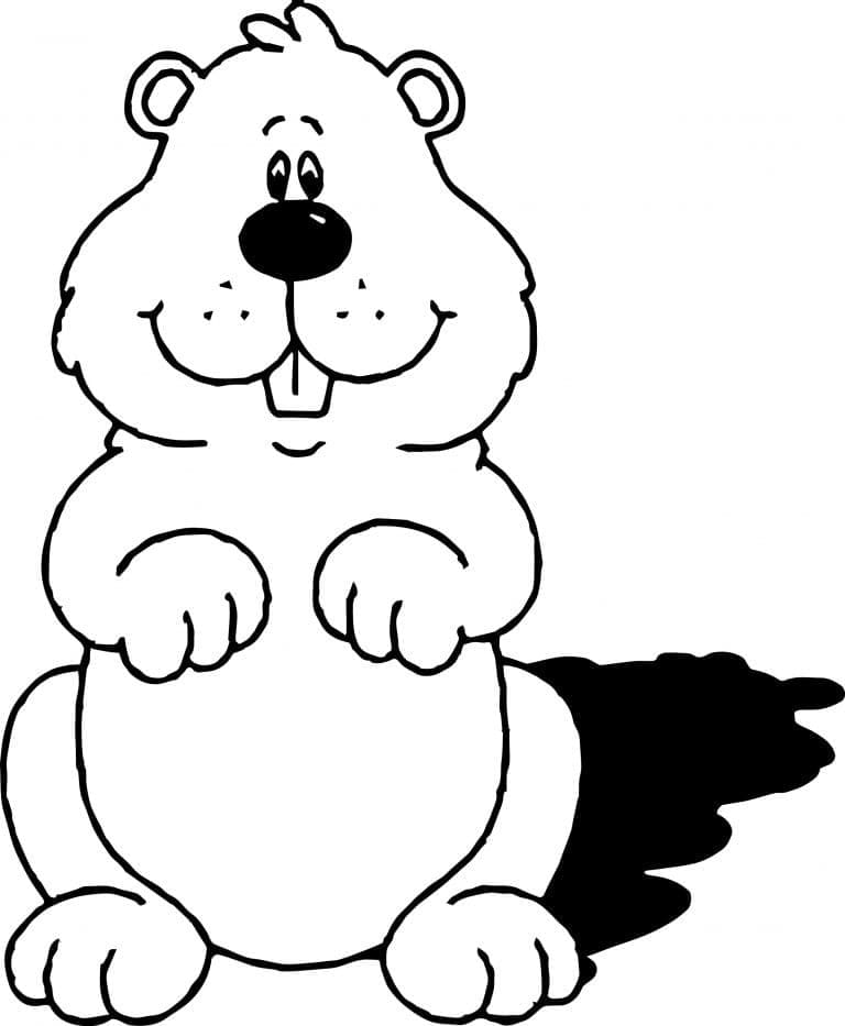 Desenho gratuito Marmota #212717 da colecao Animais para imprimir