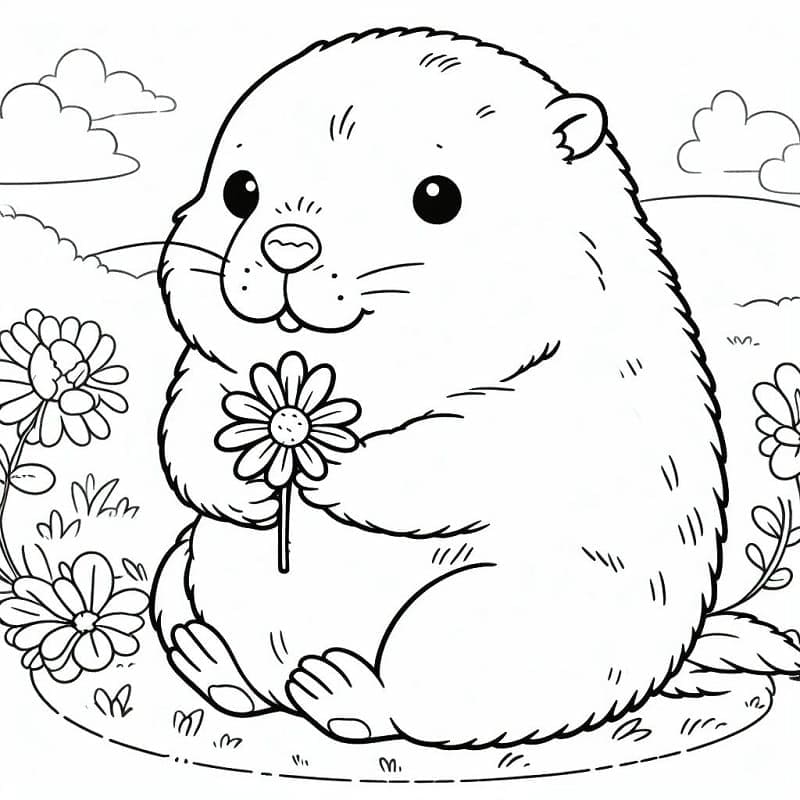 Desenho para colorir Marmota #212720 da coleção Animais, pronto para imprimir Desenho para colorir Marmota #212720 da coleção Animais, pronto para imprimir