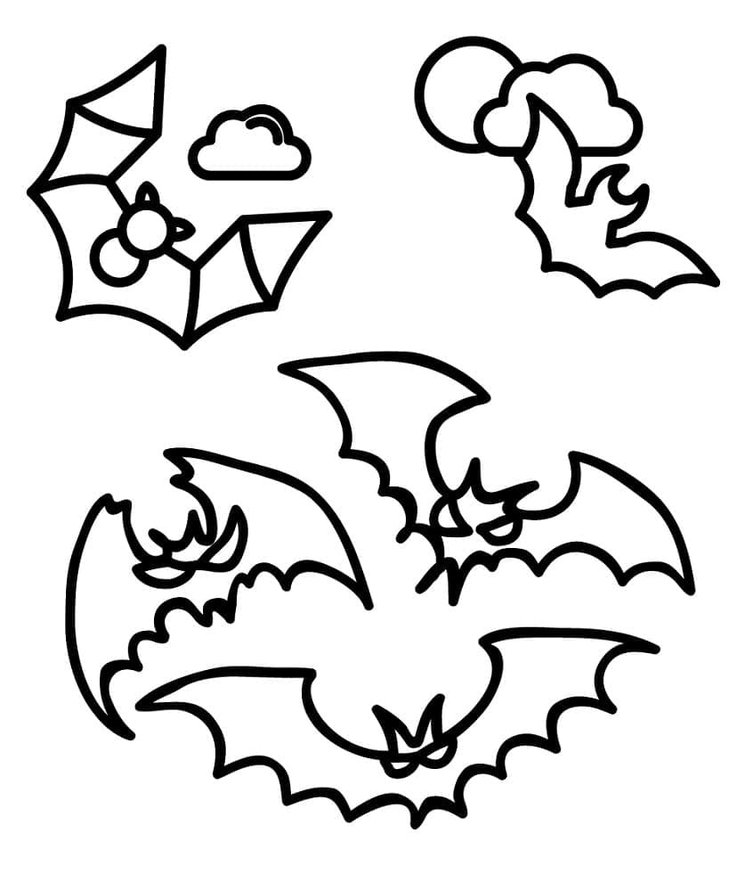 Desenho gratuito Morcego #212486 da colecao Animais para imprimir