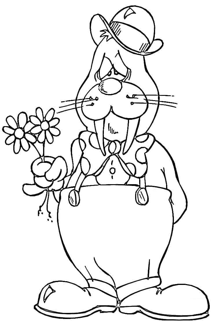 Desenho gratuito Morsa #208667 da colecao Animais para imprimir