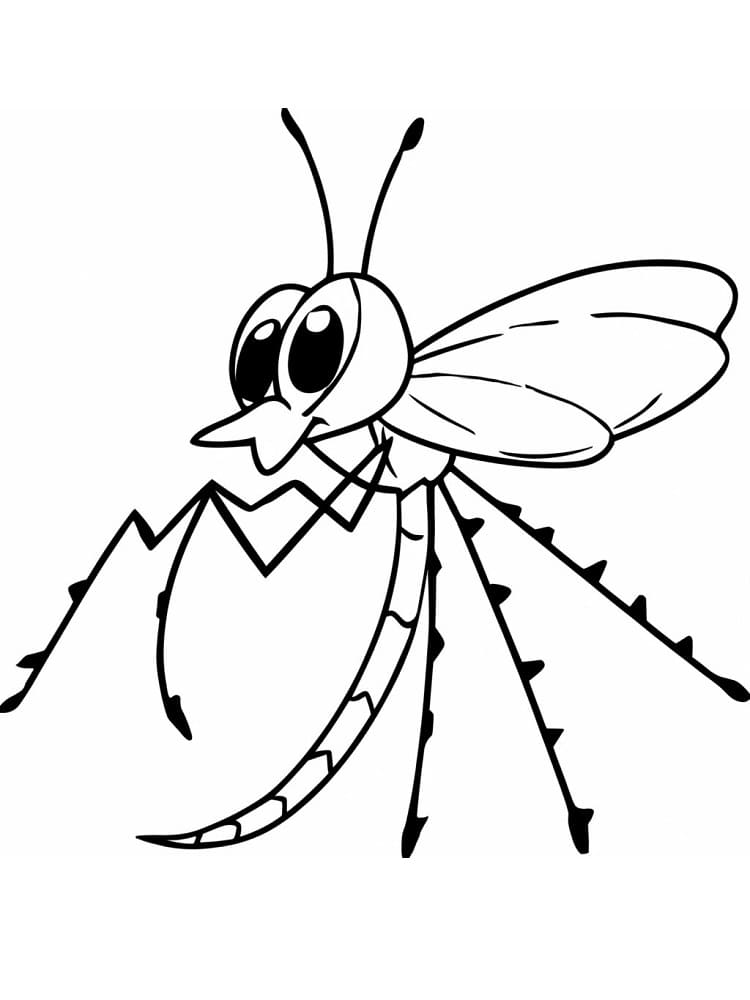Página para colorir: Mosquito (Animais) #207155 - Páginas para Colorir Imprimíveis Gratuitamente