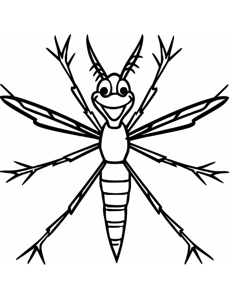 Página para colorir: Mosquito (Animais) #207156 - Páginas para Colorir Imprimíveis Gratuitamente