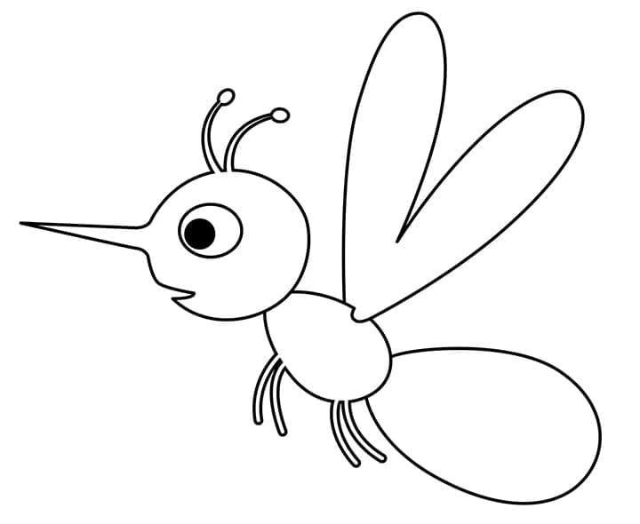 Página para colorir: Mosquito (Animais) #207175 - Páginas para Colorir Imprimíveis Gratuitamente