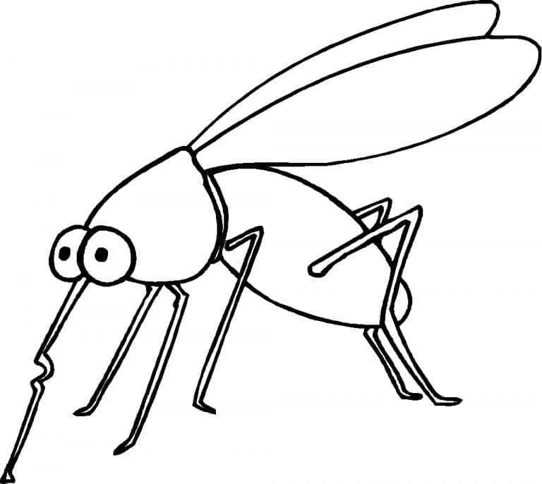 Página para colorir: Mosquito (Animais) #207180 - Páginas para Colorir Imprimíveis Gratuitamente