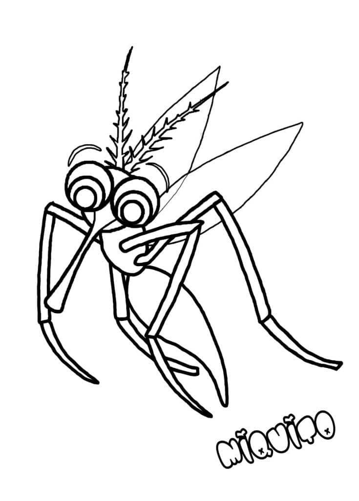 Página para colorir: Mosquito (Animais) #207181 - Páginas para Colorir Imprimíveis Gratuitamente