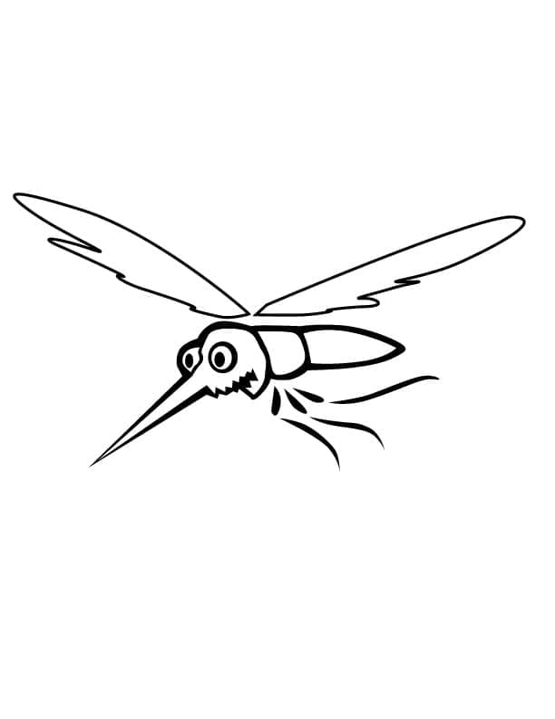 Página para colorir: Mosquito (Animais) #207182 - Páginas para Colorir Imprimíveis Gratuitamente