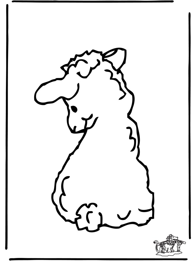 Página para colorir: Ovelha (animais) #11512 - Páginas para Colorir Imprimíveis Gratuitamente
