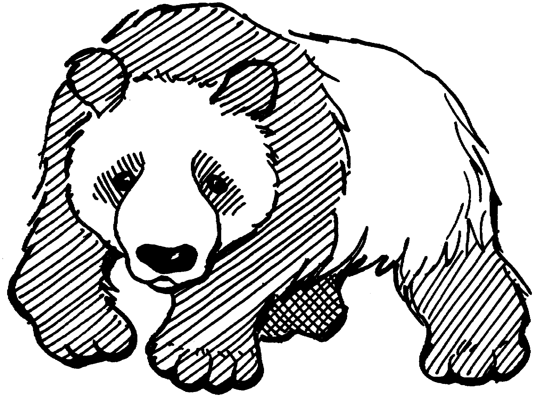 Página para colorir: Panda (animais) #12462 - Páginas para Colorir Imprimíveis Gratuitamente