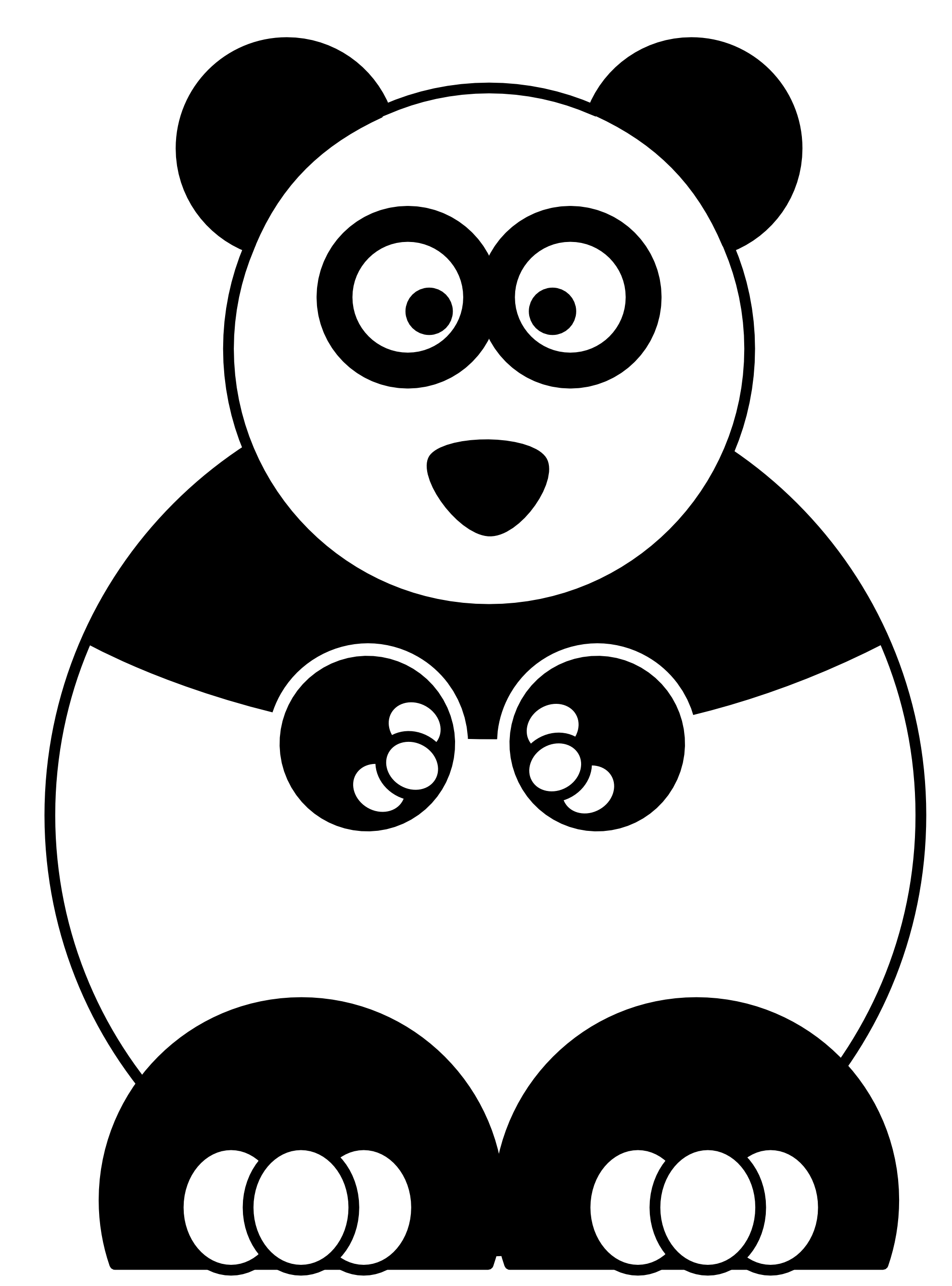 Página para colorir: Panda (animais) #12538 - Páginas para Colorir Imprimíveis Gratuitamente