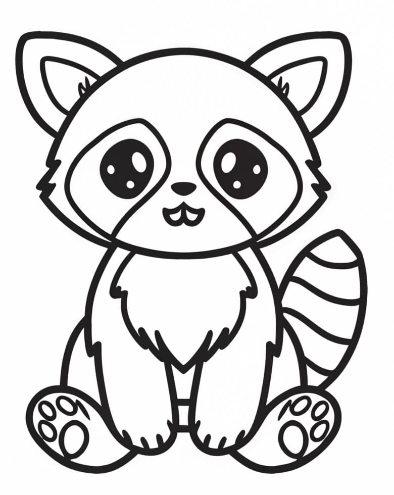Desenho gratuito Panda Vermelho #212041 da colecao Animais para imprimir