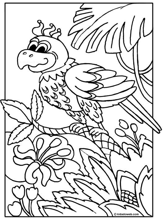 Página para colorir: Papagaio (animais) #16094 - Páginas para Colorir Imprimíveis Gratuitamente