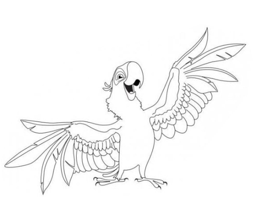 Página para colorir: Papagaio (animais) #16119 - Páginas para Colorir Imprimíveis Gratuitamente