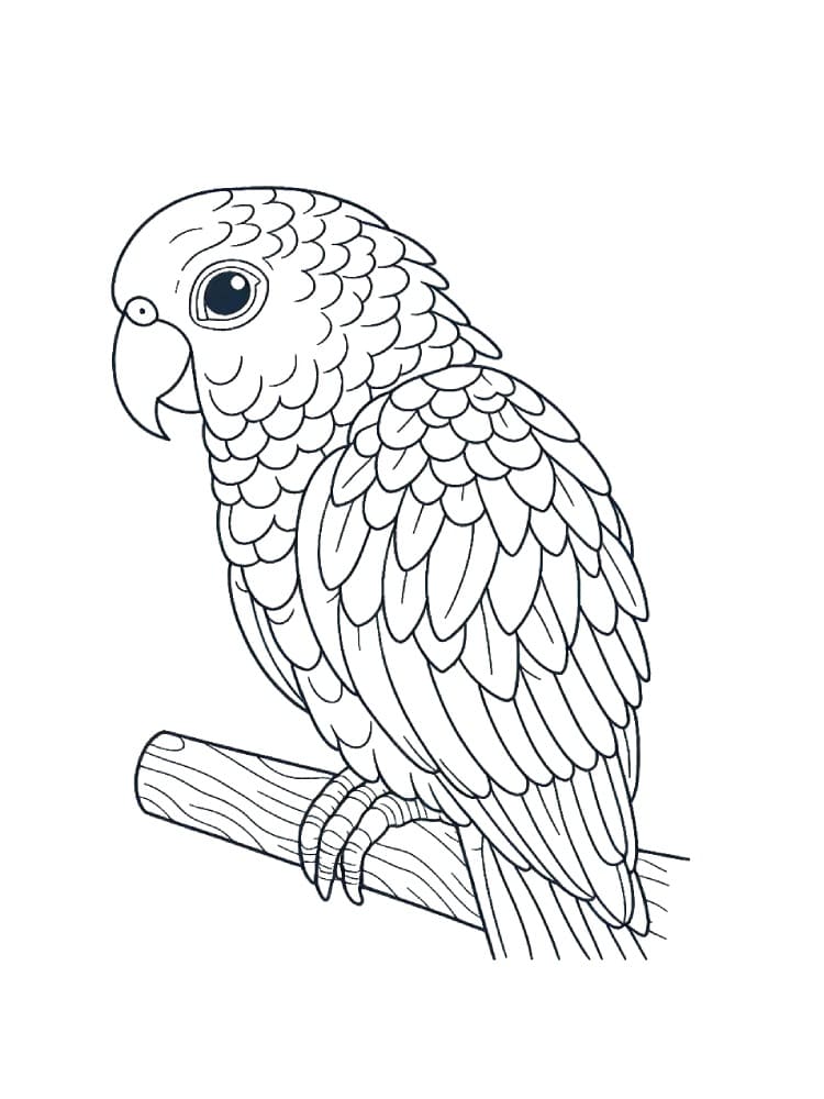 Desenho gratuito Papagaio #217790 da colecao Animais para imprimir