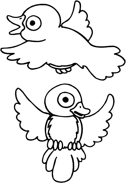 Página para colorir: pássaros (animais) #11912 - Páginas para Colorir Imprimíveis Gratuitamente