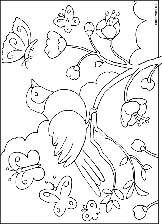 Página para colorir: pássaros (animais) #11944 - Páginas para Colorir Imprimíveis Gratuitamente