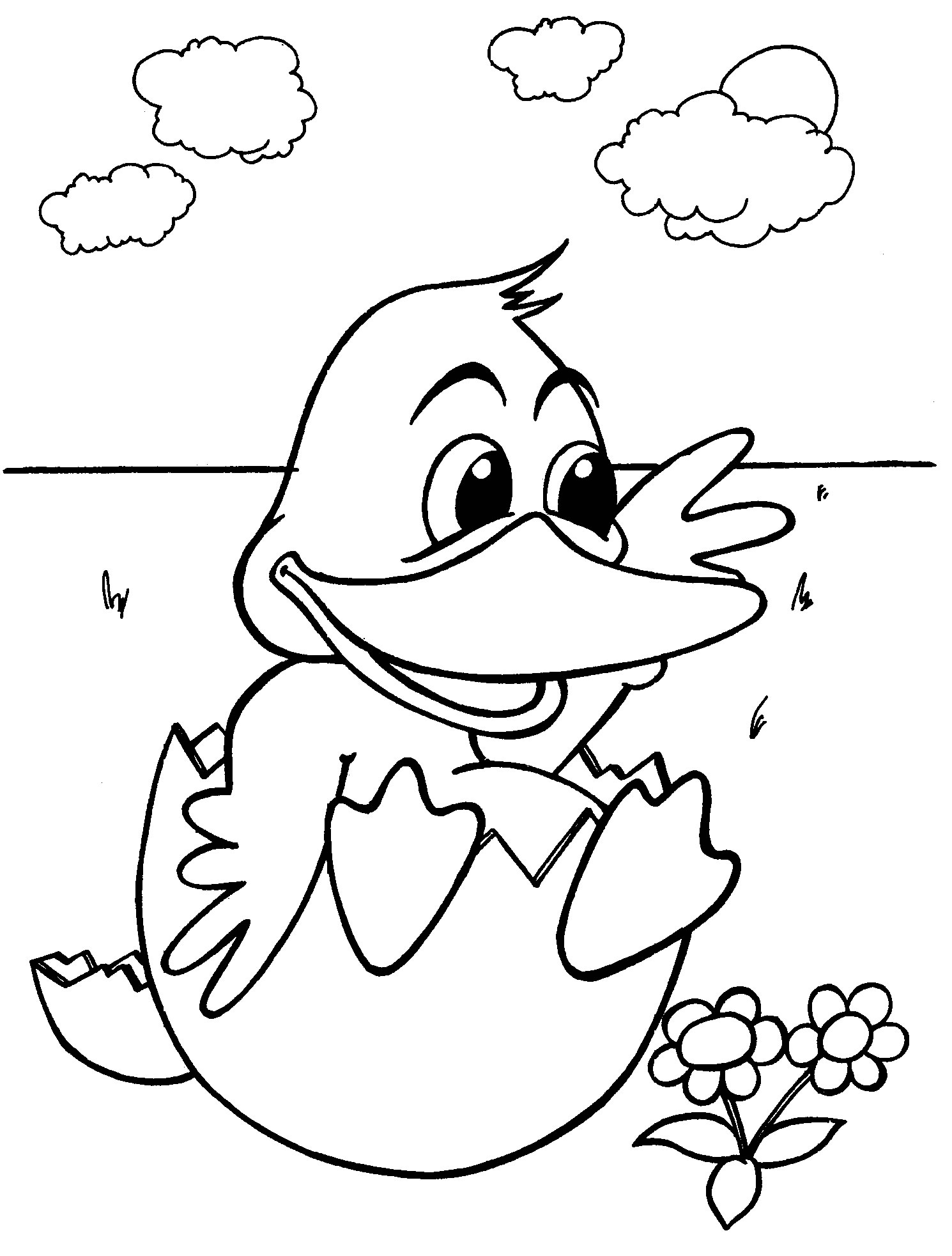 Página para colorir: Pato (animais) #1465 - Páginas para Colorir Imprimíveis Gratuitamente
