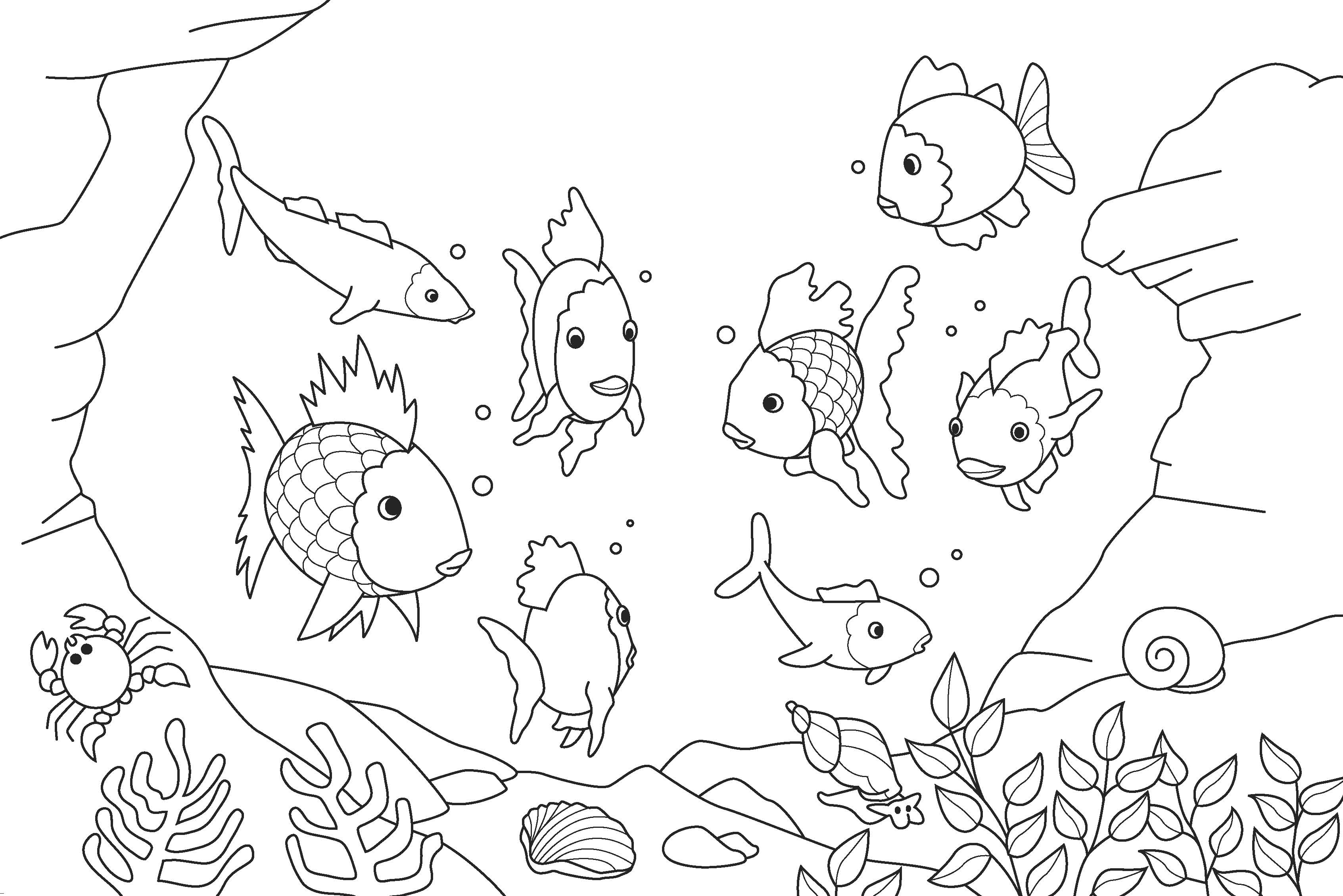 Página para colorir: Peixe (animais) #17026 - Páginas para Colorir Imprimíveis Gratuitamente