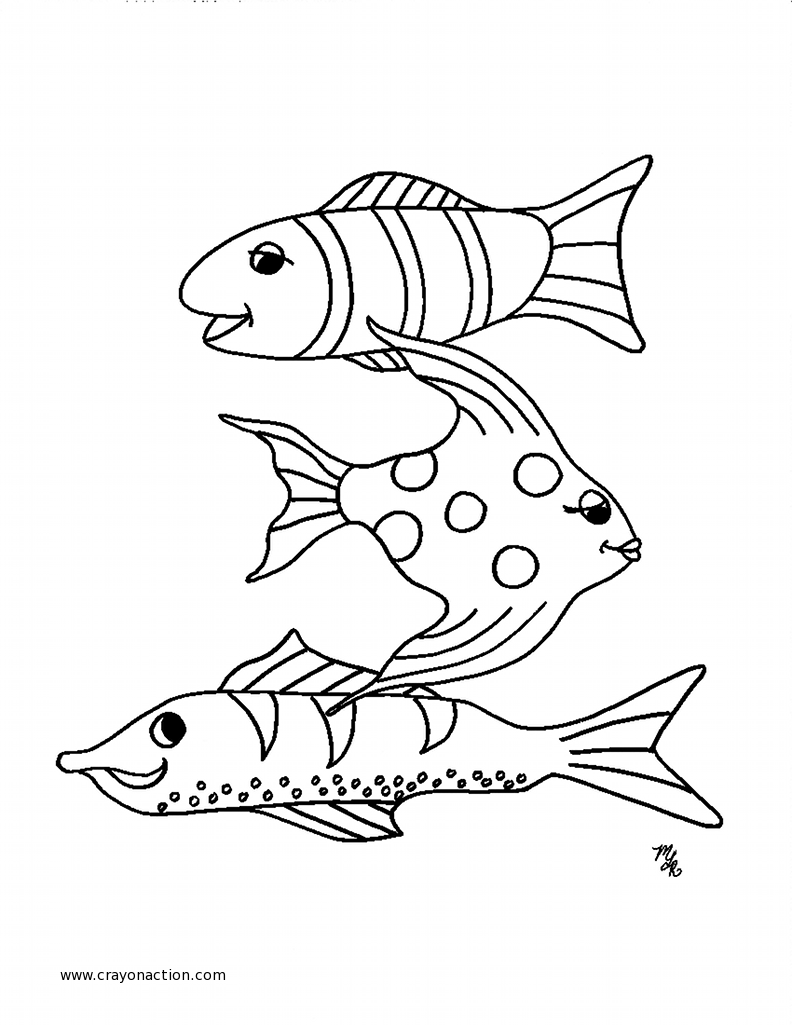 Página para colorir: Peixe (animais) #17111 - Páginas para Colorir Imprimíveis Gratuitamente