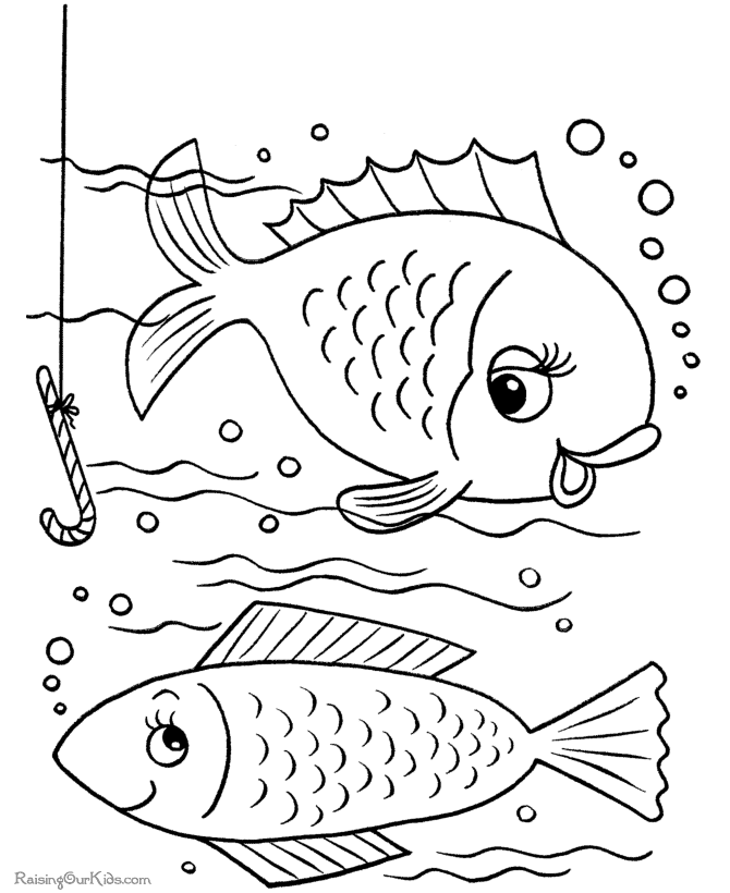 Página para colorir: Peixe (animais) #17167 - Páginas para Colorir Imprimíveis Gratuitamente