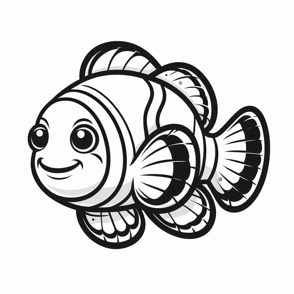 Desenho gratuito Peixe-palhaço #218312 da colecao Animais para imprimir