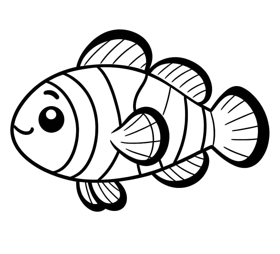 Desenho gratuito Peixe-palhaço #218340 da colecao Animais para imprimir