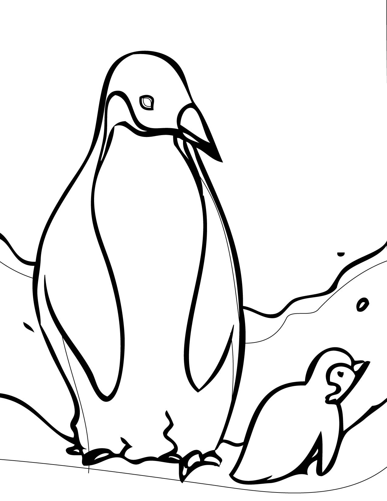 Página para colorir: Pinguim (animais) #16822 - Páginas para Colorir Imprimíveis Gratuitamente