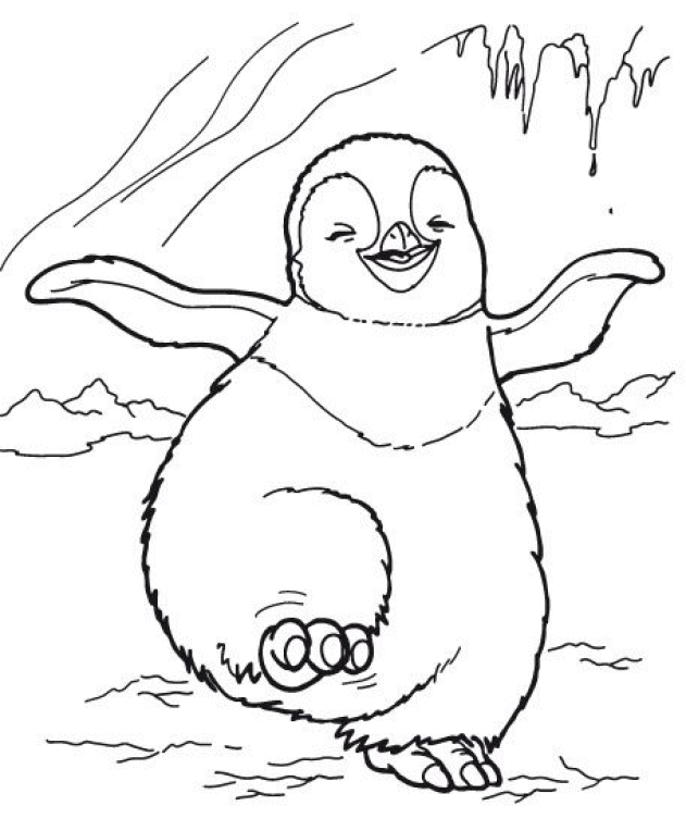 Página para colorir: Pinguim (animais) #16911 - Páginas para Colorir Imprimíveis Gratuitamente