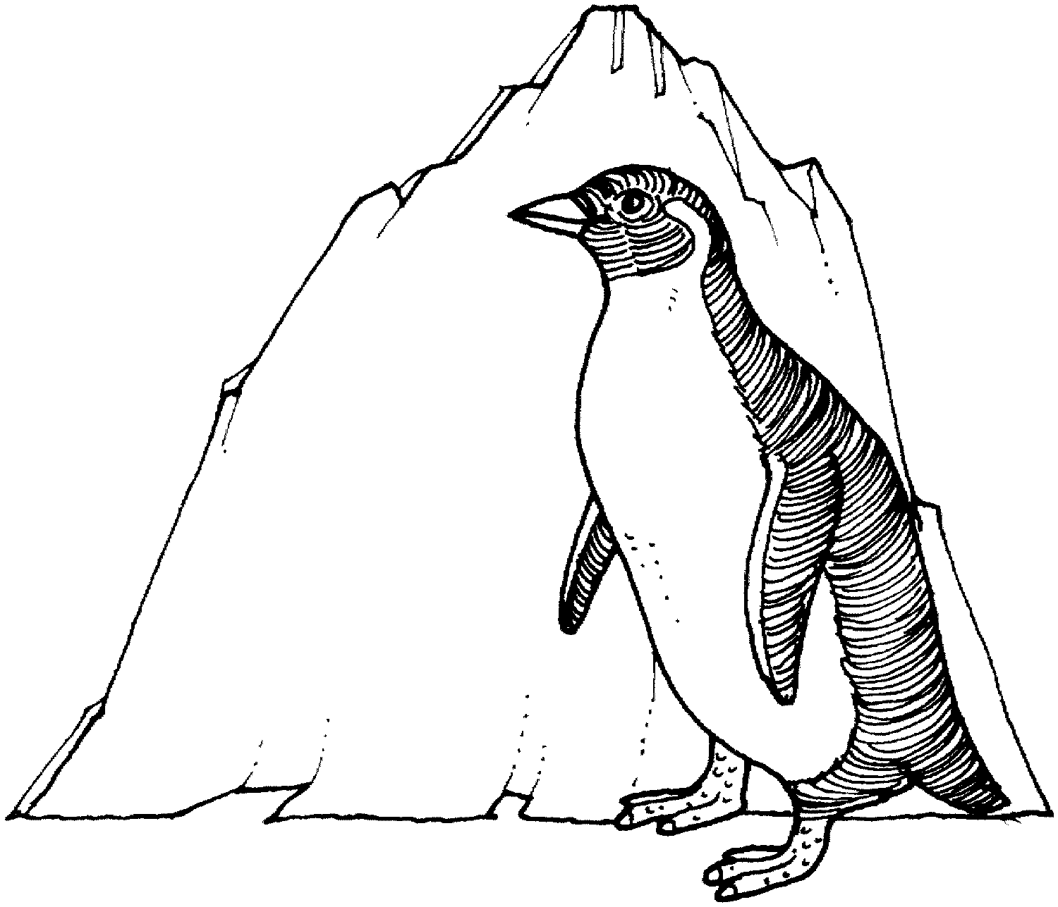 Página para colorir: Pinguim (animais) #16943 - Páginas para Colorir Imprimíveis Gratuitamente