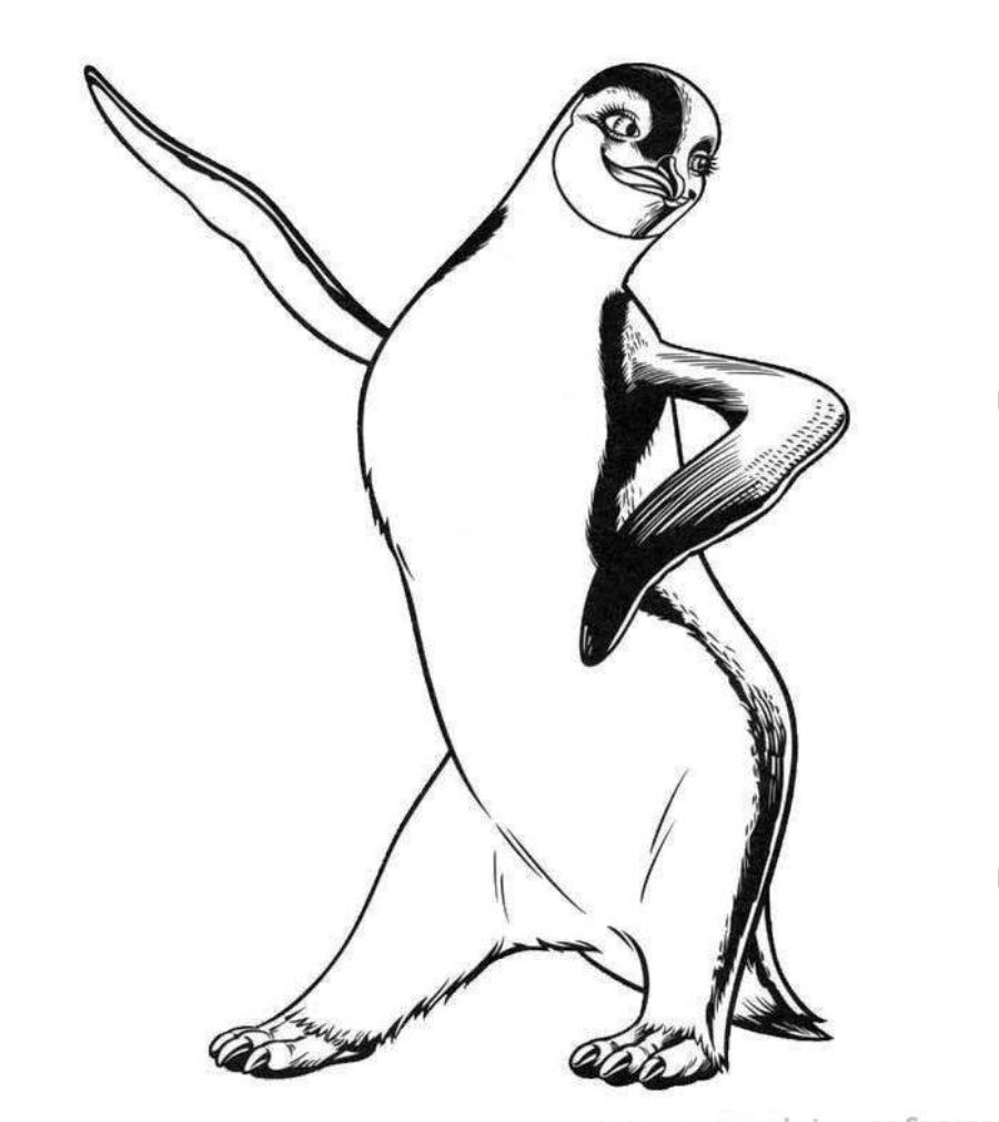 Página para colorir: Pinguim (animais) #16948 - Páginas para Colorir Imprimíveis Gratuitamente