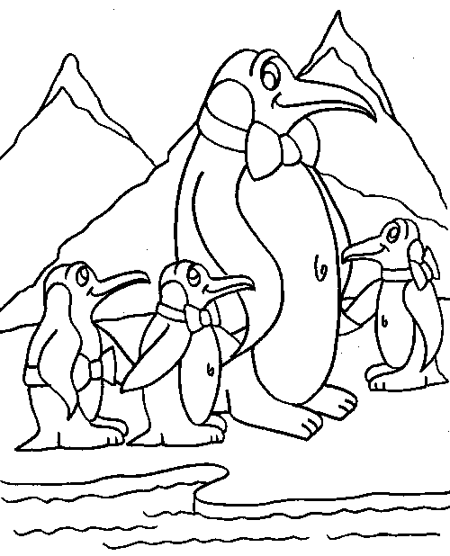 Página para colorir: Pinguim (animais) #16958 - Páginas para Colorir Imprimíveis Gratuitamente