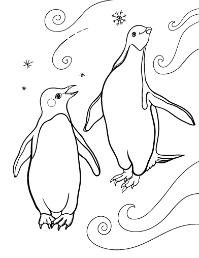 Página para colorir: Pinguim (animais) #16968 - Páginas para Colorir Imprimíveis Gratuitamente