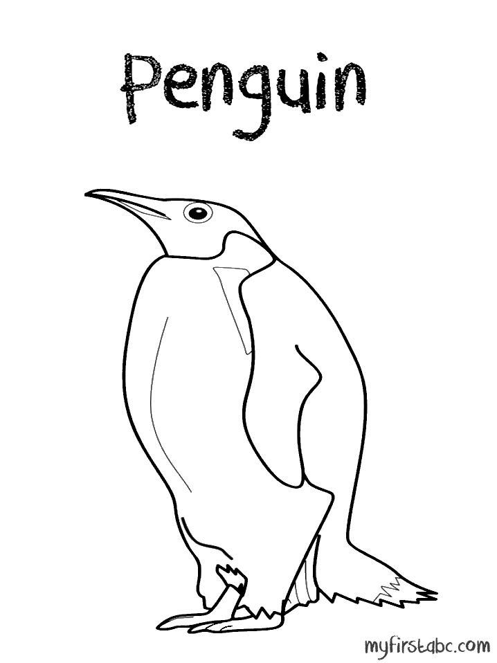 Página para colorir: Pinguim (animais) #16969 - Páginas para Colorir Imprimíveis Gratuitamente