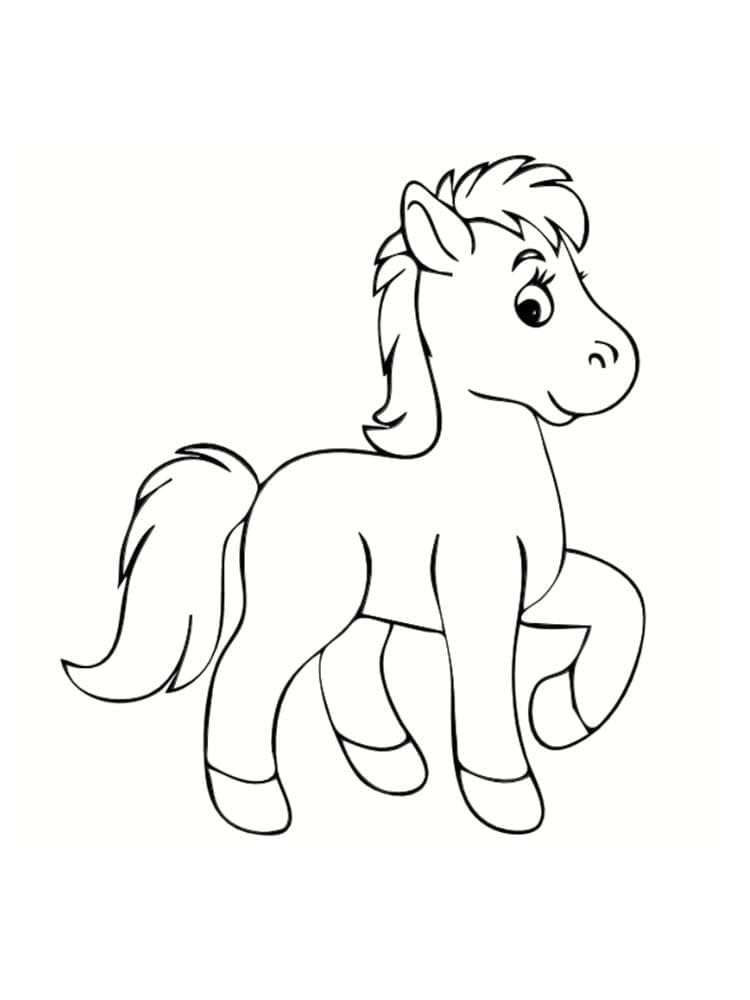 Desenho gratuito Pônei #210329 da colecao Animais para imprimir