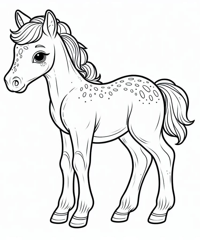 Desenho gratuito Pônei #214229 da colecao Animais para imprimir