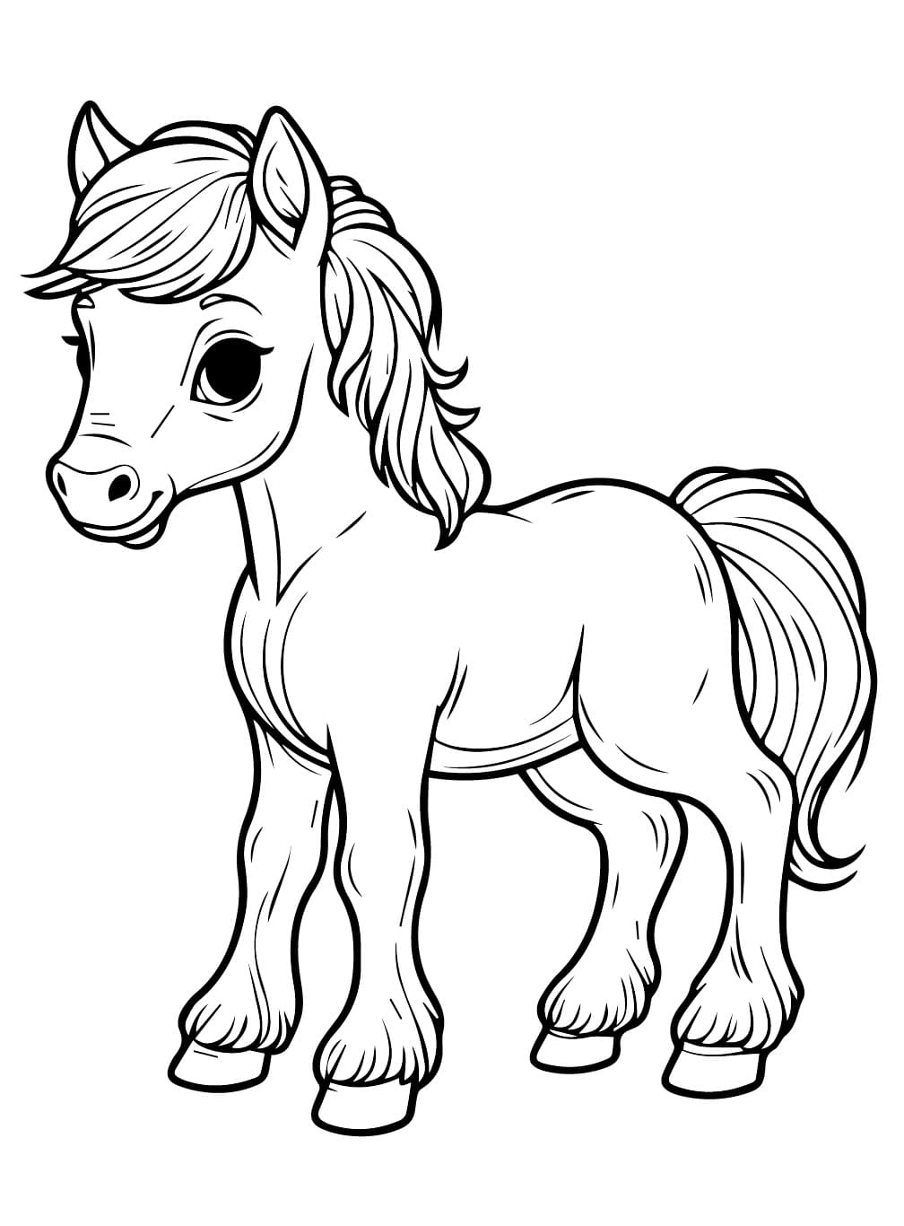 Desenho gratuito Pônei #214245 da colecao Animais para imprimir