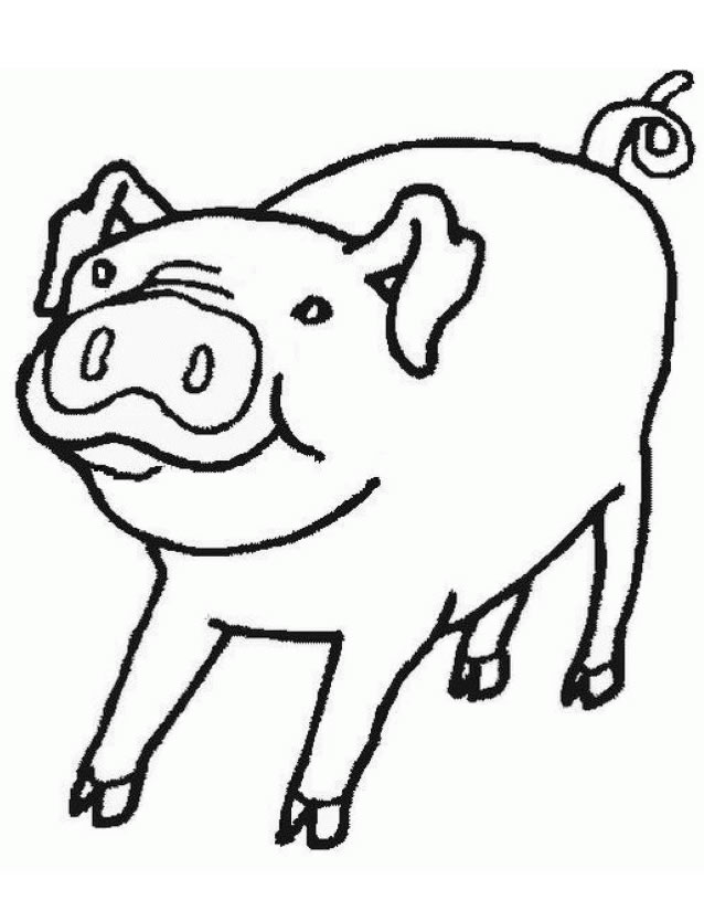 Desenho gratuito Porco #17633 da colecao Animais para imprimir