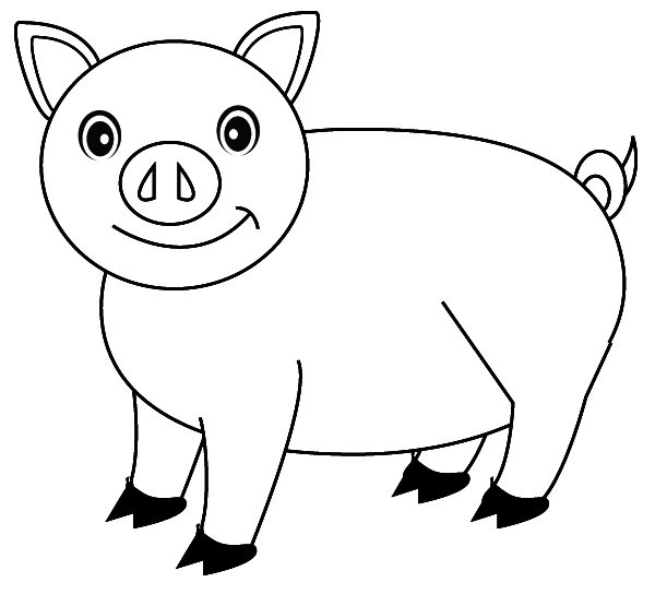 Página para colorir: Porco (animais) #3587 - Páginas para Colorir Imprimíveis Gratuitamente