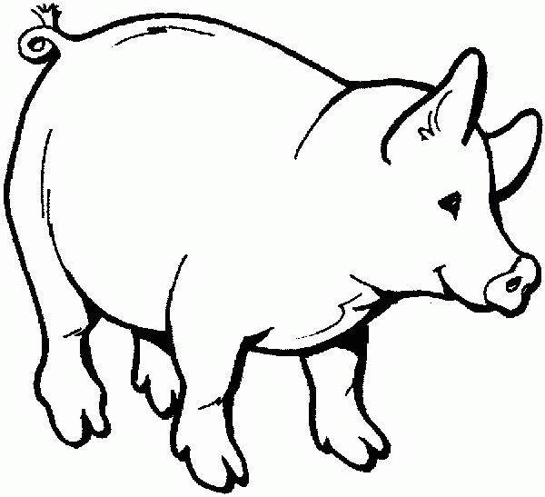 Página para colorir: Porco (animais) #3610 - Páginas para Colorir Imprimíveis Gratuitamente