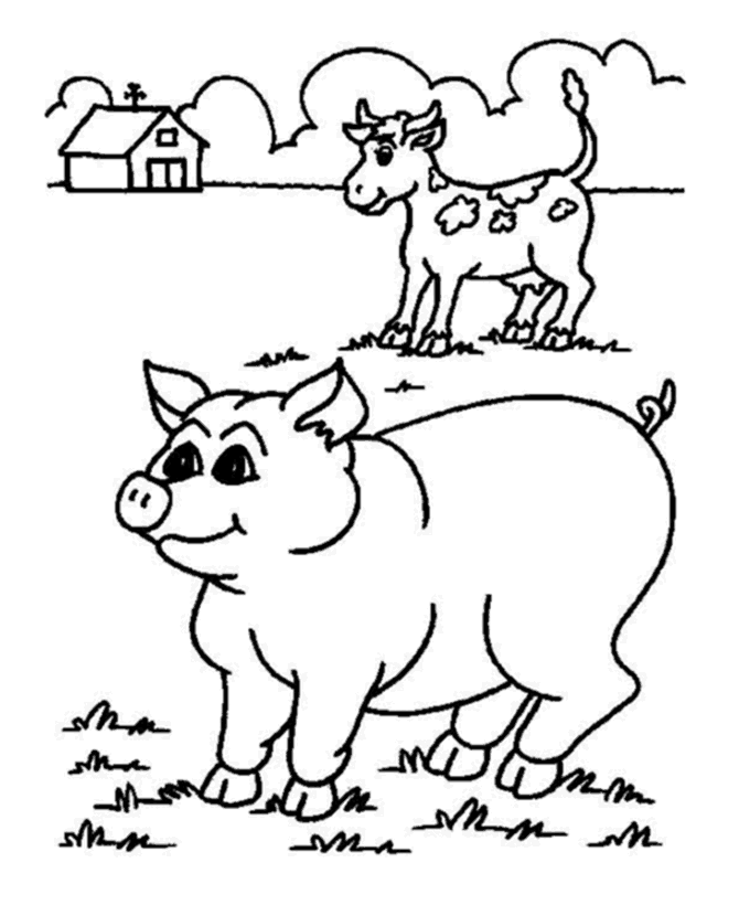 Página para colorir: Porco (animais) #3629 - Páginas para Colorir Imprimíveis Gratuitamente