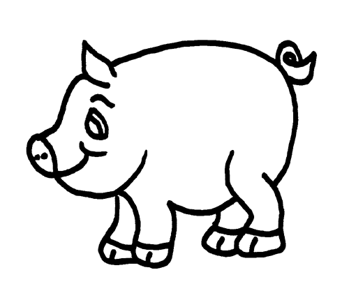 Página para colorir: Porco (animais) #3669 - Páginas para Colorir Imprimíveis Gratuitamente