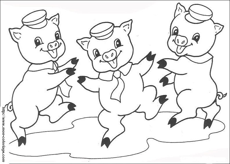 Página para colorir: Porco (animais) #3728 - Páginas para Colorir Imprimíveis Gratuitamente