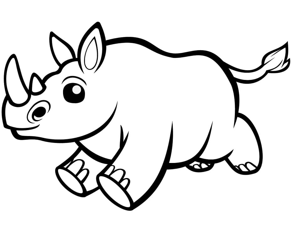 Desenho gratuito Rinoceronte #206661 da colecao Animais para imprimir