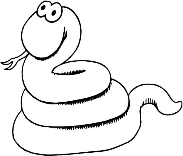 Página para colorir de Serpente #175143 pertencente à coleção Animais Página para colorir de Serpente #175143 pertencente à coleção Animais