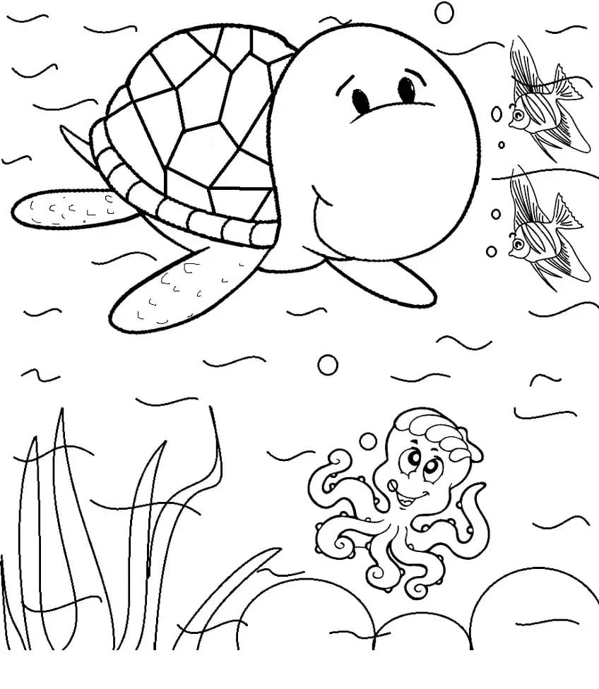 Desenho gratuito Tartaruga #180105 da colecao Animais para imprimir